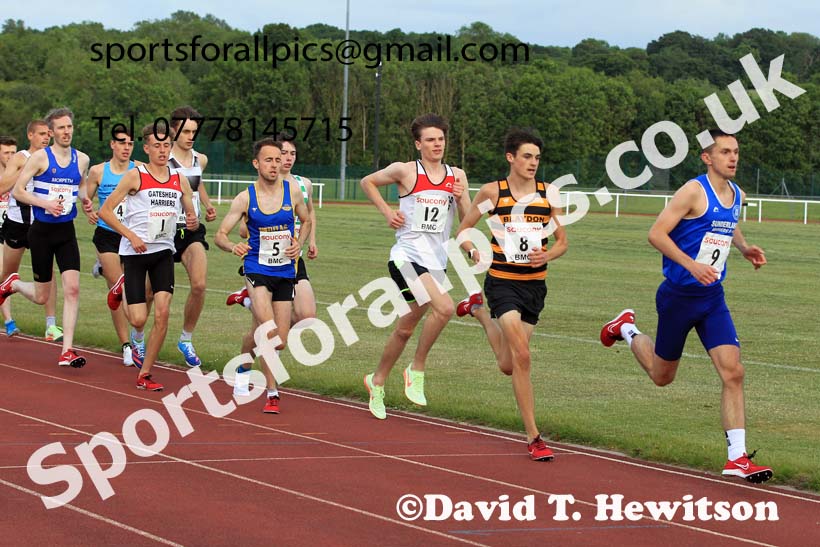 The 1500 metres, 2022 BMC Chester le Street. Photo: David T. Hewitson/Sports for All Pics
